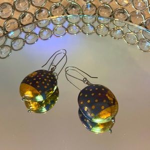 Handmade ceramic earrings